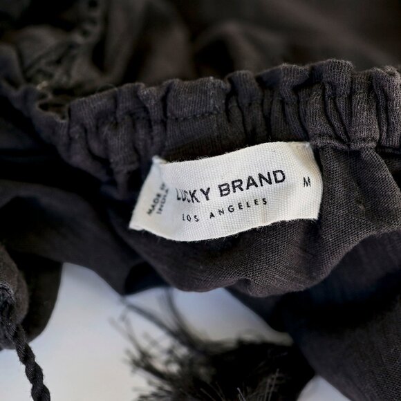 Lucky Brand Peasant Top Size M - Picture 5 of 5